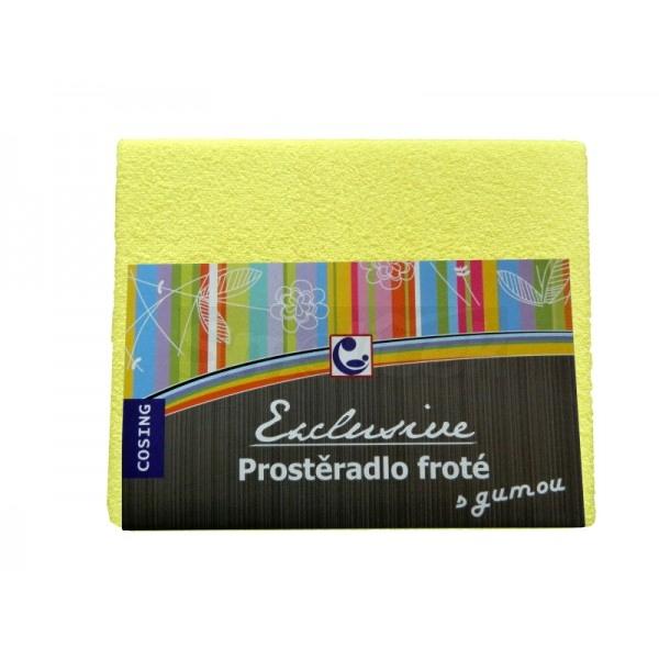 Prostěradlo Cosing froté 120 x 60 cm s gumou-zelené