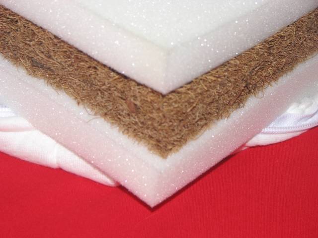 Kokosová matrace s PUR pěnou 115 x 70 cm