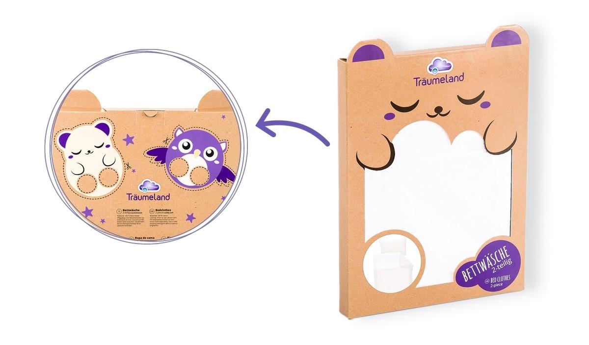 Povlečení do postýlky – 2 díly Träumeland Kleiner Bär