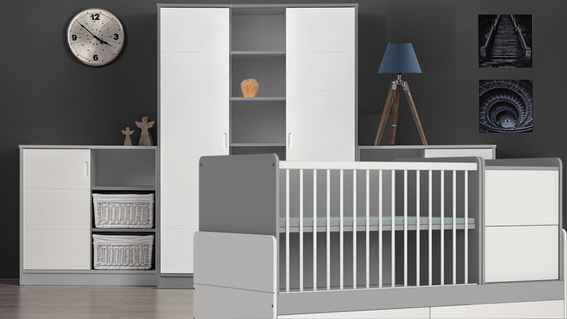 Přebalovací komoda Faktum ALDA Grey - vystavený kus