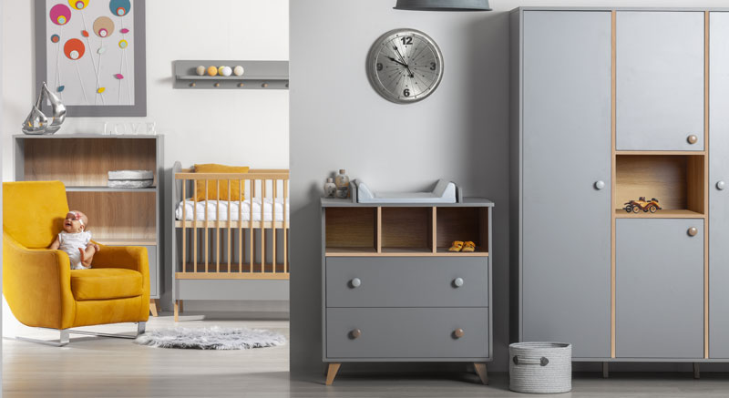 Komoda Faktum COLETTE Grey