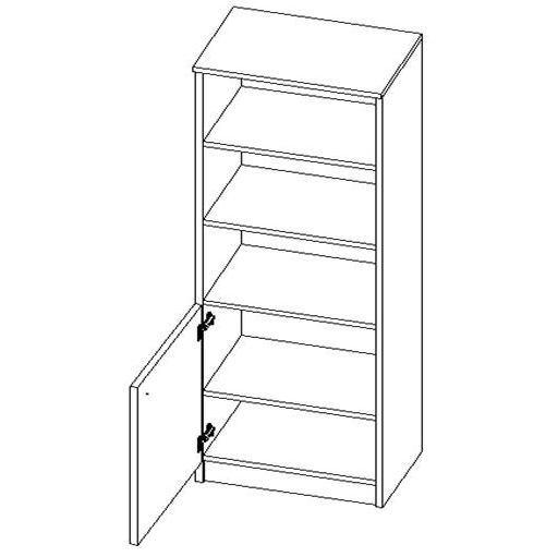 Kombinovaný regál Faktum MAKAÓ bez motivu
