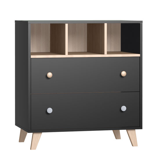 Přebalovací komoda Faktum COLETTE Antracit