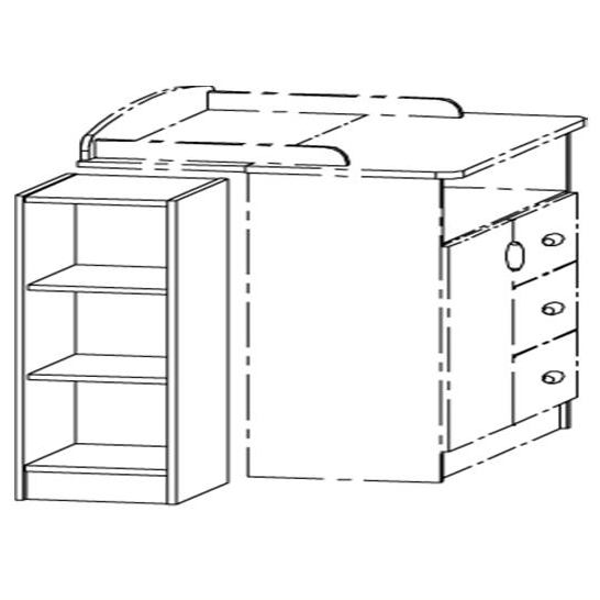 Policový regál Faktum MAKAÓ úzký