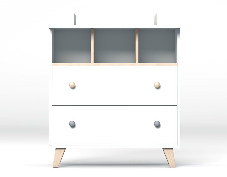 Přebalovací komoda Faktum COLETTE White