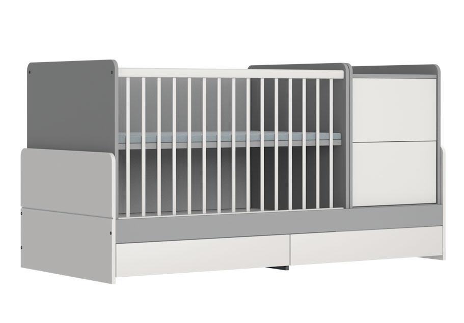 Dětská kombinovaná postýlka Faktum ALDA Grey