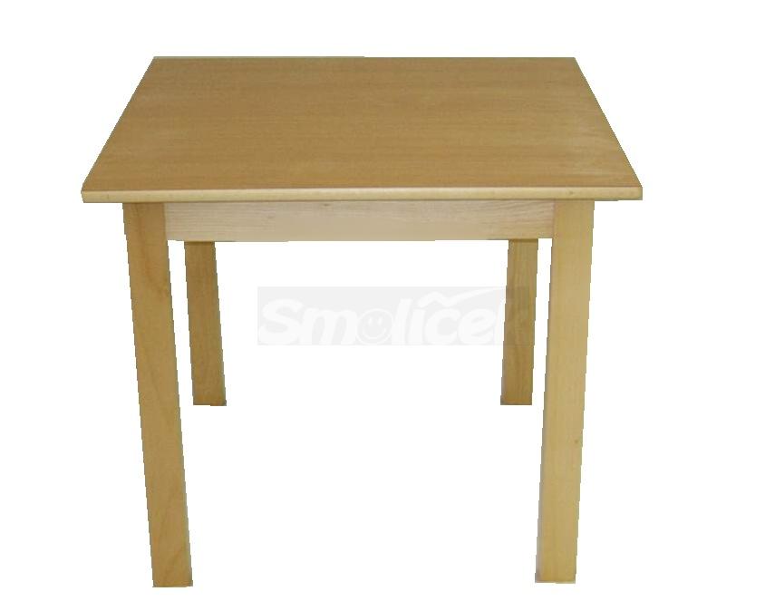 Dětský stůl čtverec 60 x 60 cm – deska umacart buk – výška 58 cm