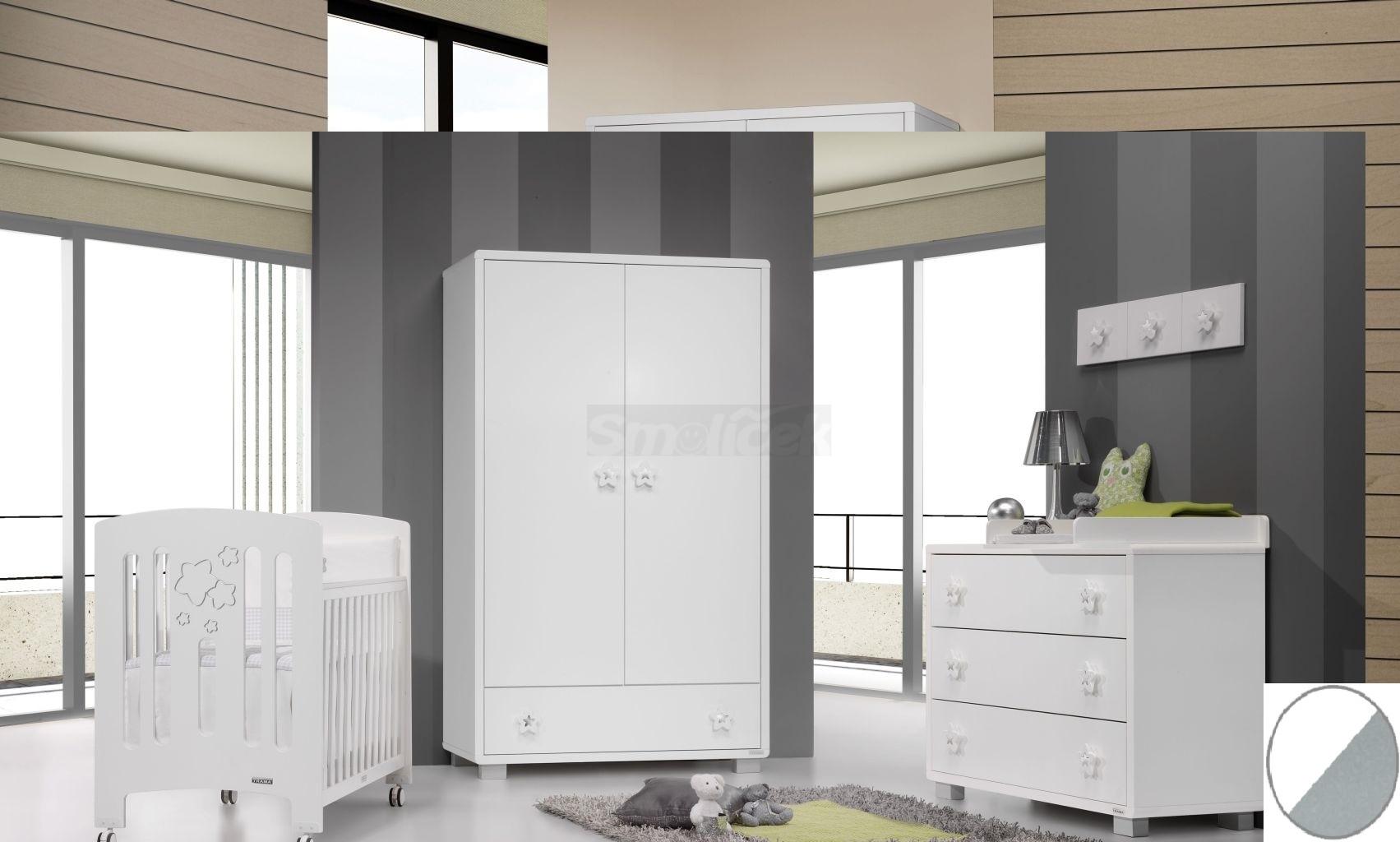 Dětská postýlka Trama GAMMA White / Light Earth 60 x 120 cm