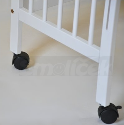 Kolečka k přístavné postýlce Faktum 50 x 90 cm