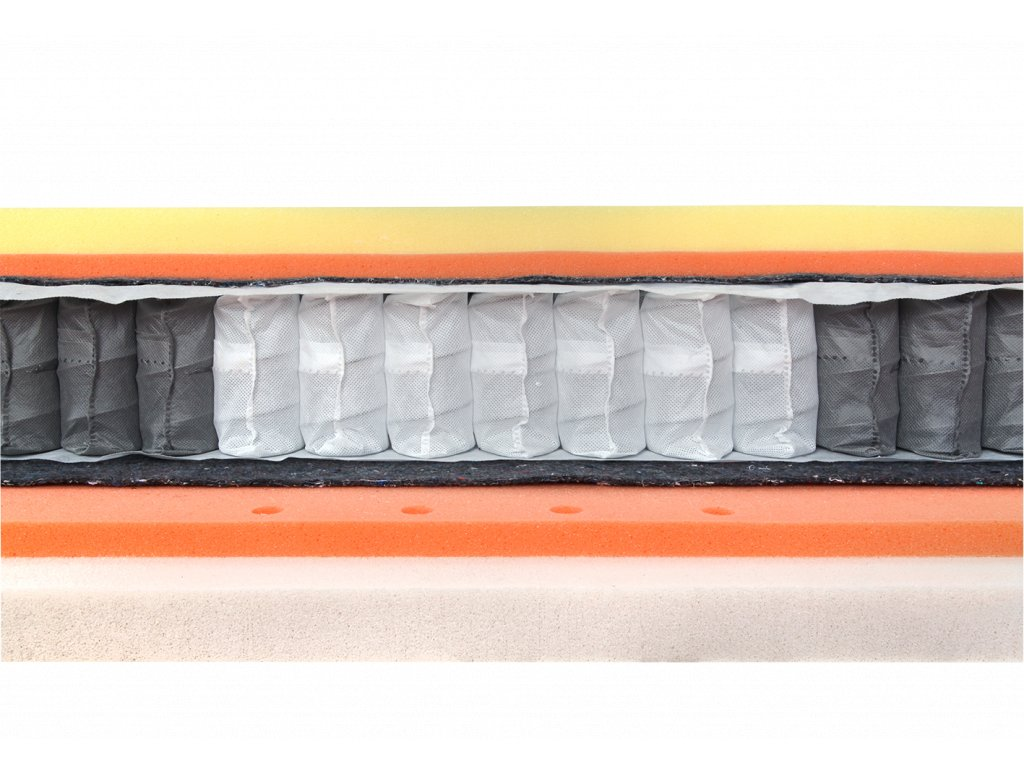 Matrace D.P.V. Premium Spring Visco 90×200×25 cm 