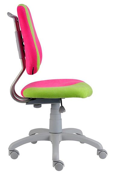 Dětská rostoucí židle ALBA FUXO S-line růžovo-ostře zelená