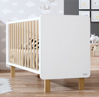 Dětská postýlka Trama MUSA White/Tola  60 x 120 cm
