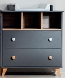 Přebalovací komoda Faktum COLETTE Antracit