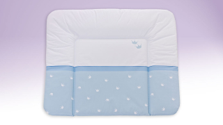 Přebalovací podložka 75 x 85 cm Träumeland Krönchen Blau 