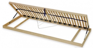 Lamelový rošt 200x70 cm STANDARD 28 pístový – boční výklop