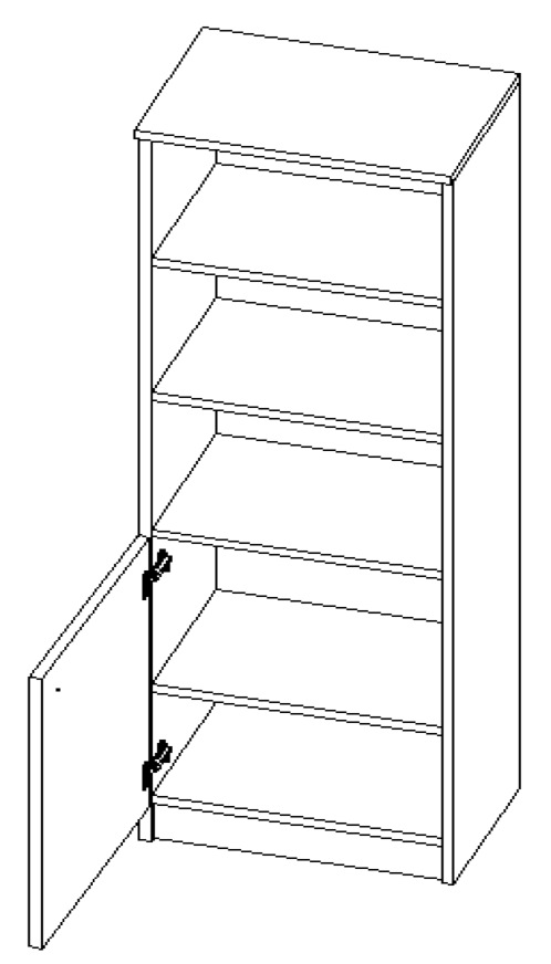 Kombinovaný regál Faktum Mia PopUp