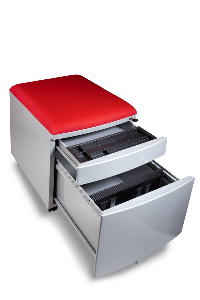 Kontejner ke stolům Mayer PROFI3 a Junior stříbrný 32P8 26 091