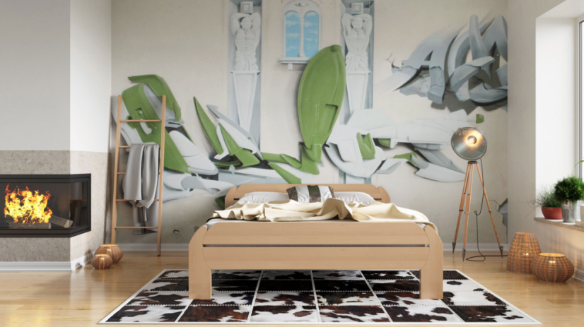 Postel Masterwood MONAKO 160 - masiv buk přírodní