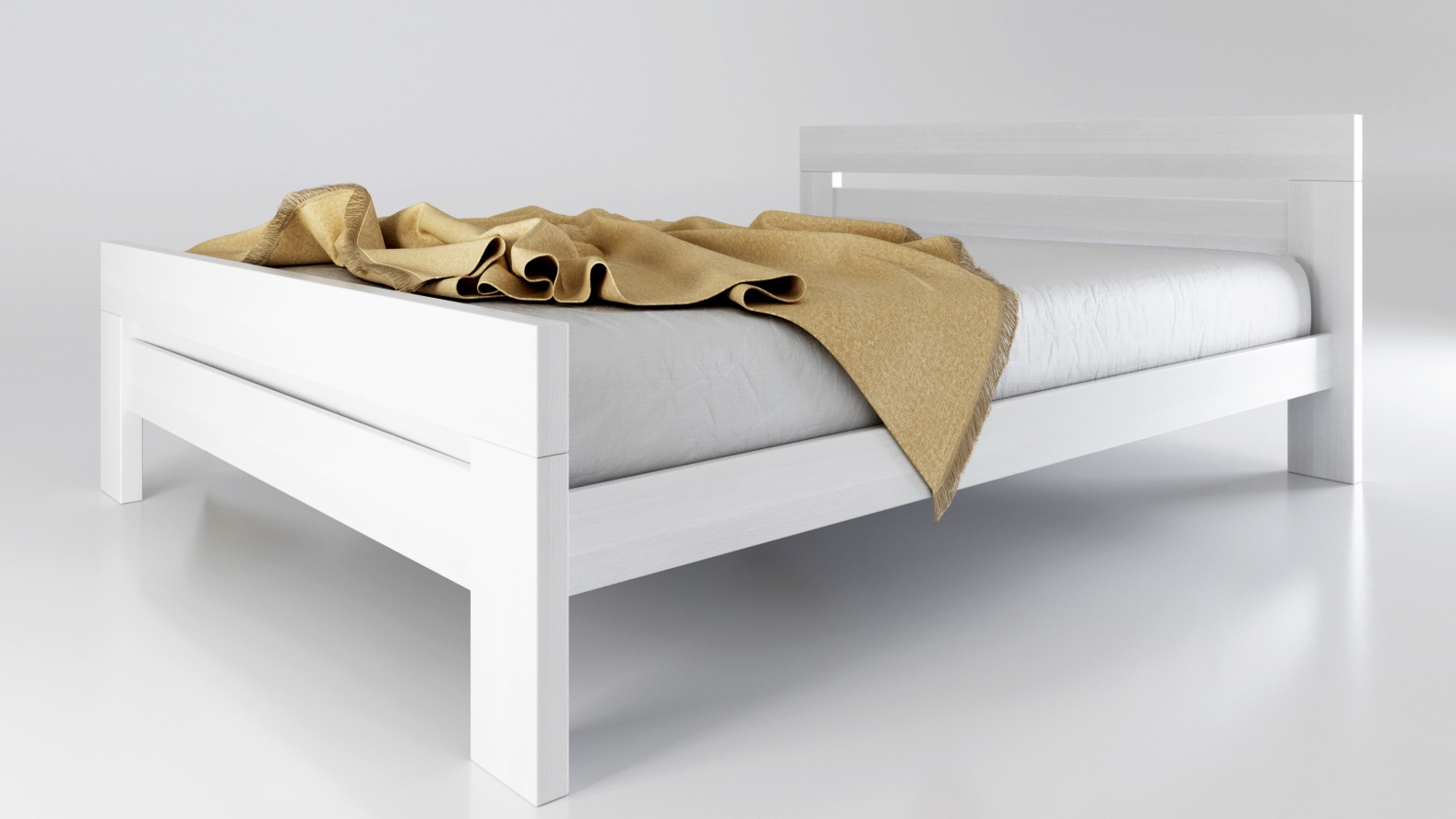 Postel Masterwood NEX 160 - masiv buk bílá