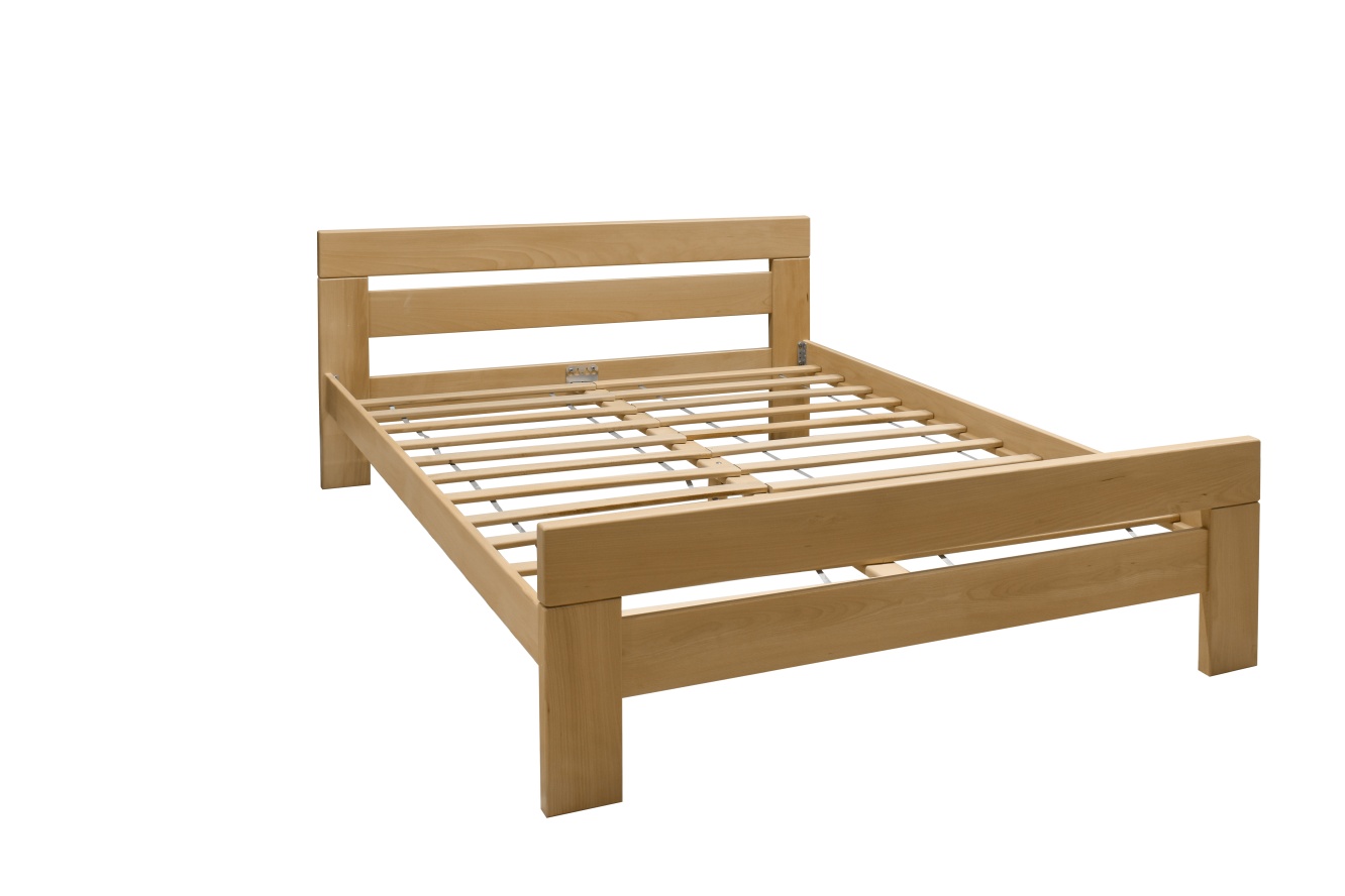 Postel Masterwood NEX 160 - masiv buk přírodní