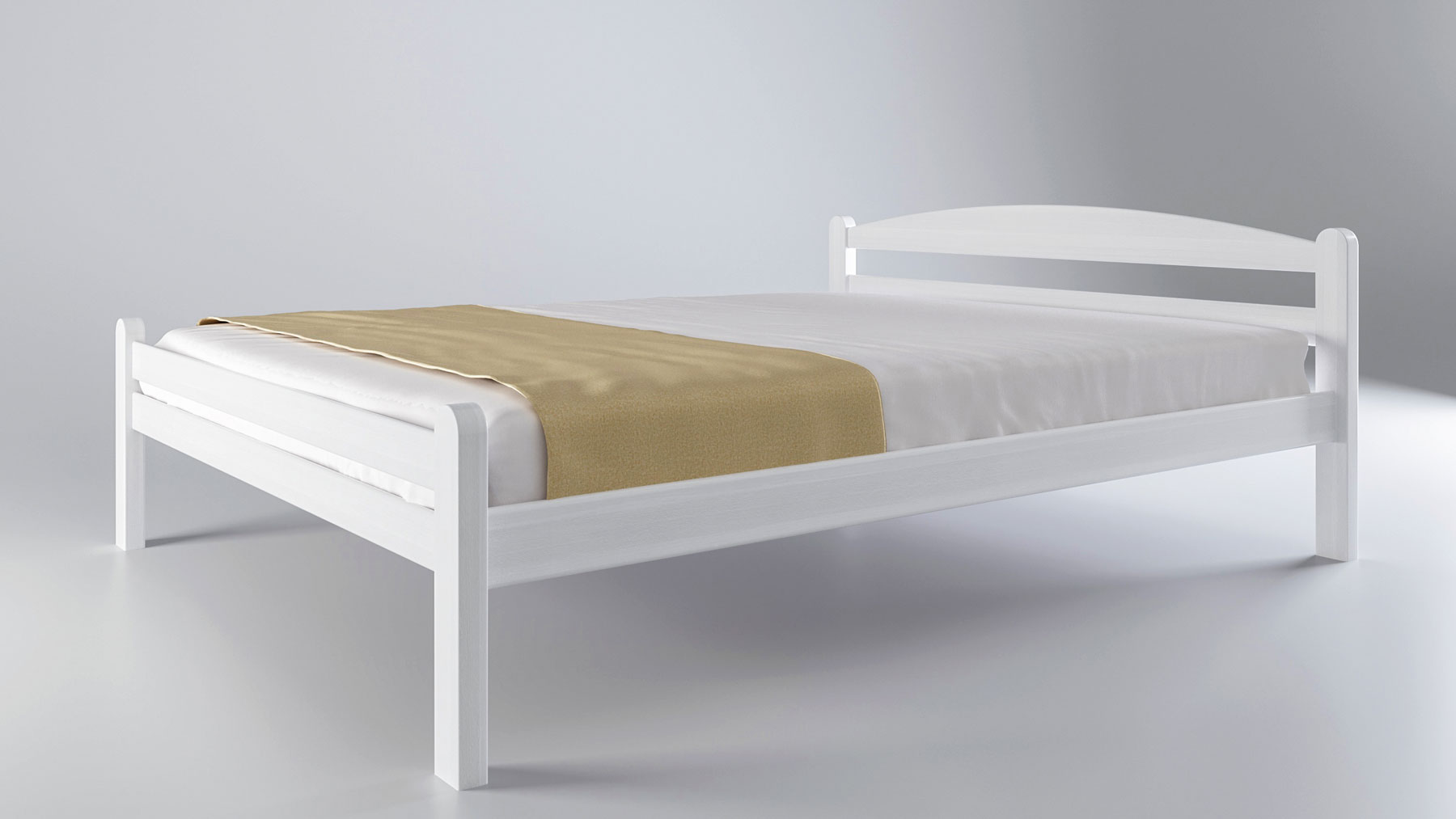 Postel Masterwood PINOKIO 140 - masiv buk bílá