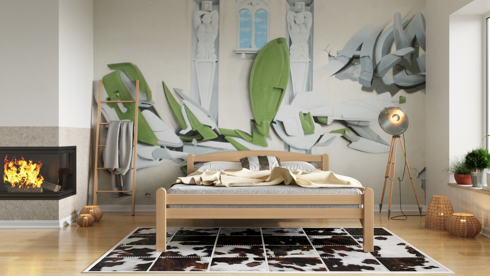 Postel Masterwood PINOKIO 180 - masiv buk přírodní