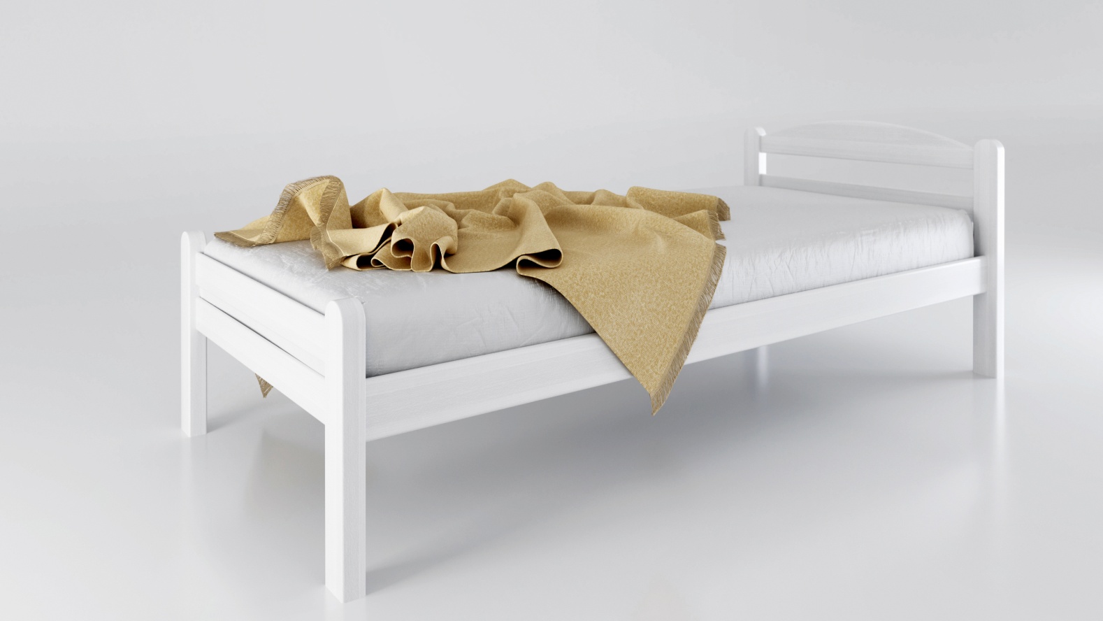 Postel Masterwood PINOKIO 90 - masiv buk bílá