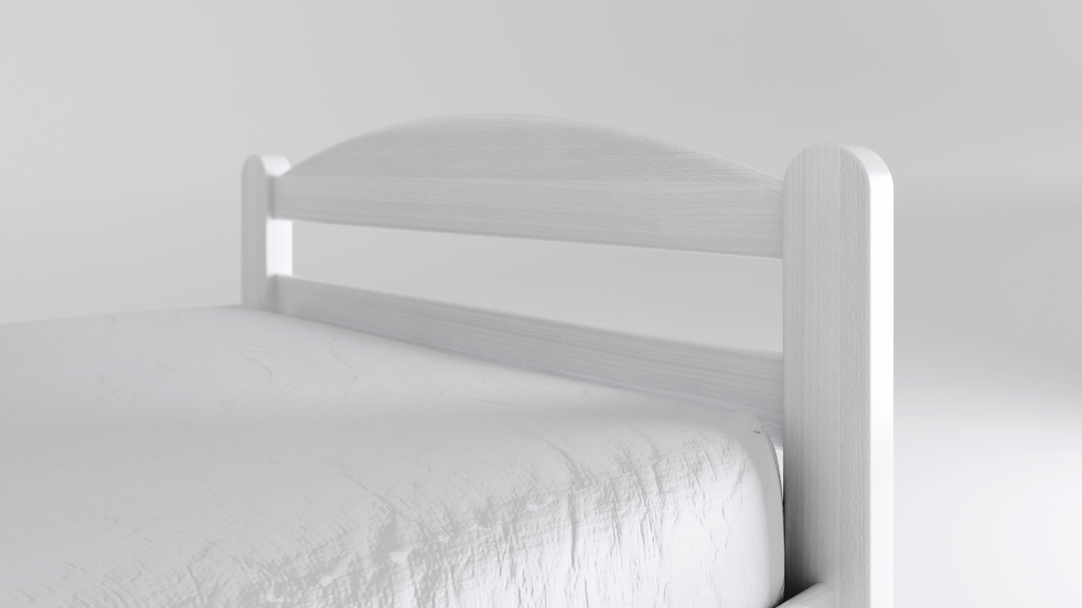 Postel Masterwood PINOKIO 90 - masiv buk bílá